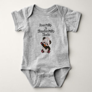 Cute Fearfully And Wonderfully Made Baby Bodysuit