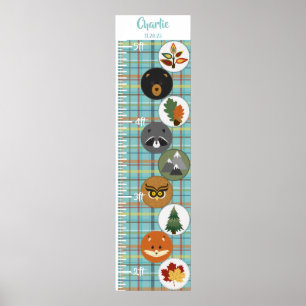 Cute Felt Woodland Animals   Poster
