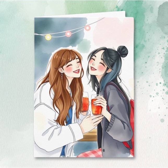 Cute Female Friend's Birthday Card (Creator Uploaded)