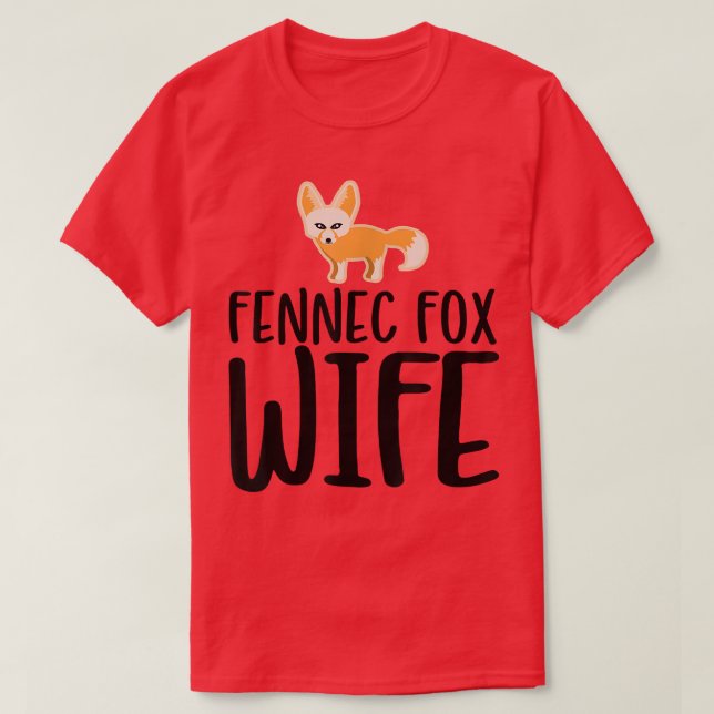 Cute Fennec Fo Wife  T-Shirt (Design Front)