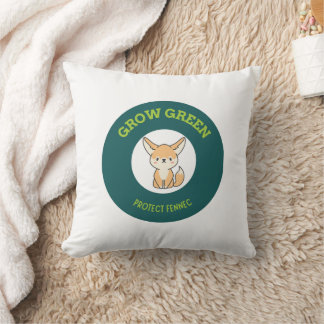 Cute Fennec Fox Eco Pillow