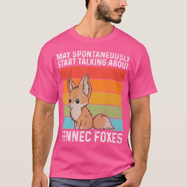Cute Fennec Fox For A Fennec Fox Fan T-Shirt (Front)