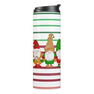  Cute Festive Christmas Gnomes  Thermal Tumbler