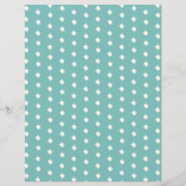 Cute Festive Fun Christmas Scrapbook Paper (Front)