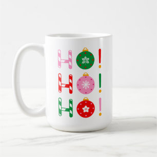 Cute Festive Ho Ho Ho Christmas Mug