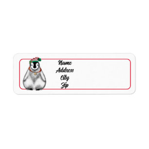 Cute festive holiday Penguin 