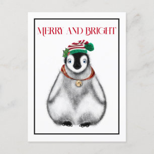 Cute festive holiday Penguin