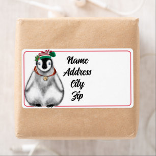 Cute festive holiday Penguin 