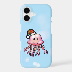 Cute Festive Jellyfish Cartoon