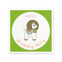 Cute festive pinata llama BIrthday party
