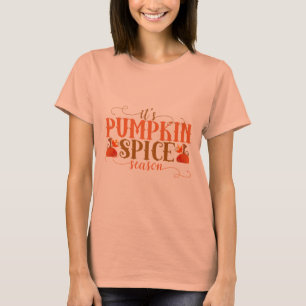 Cute Festive Pumpkin Spice Season Autumn T-Shirt