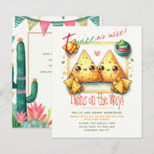 Cute Fiesta TWINS Baby Shower NACHOS