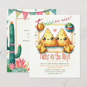 Cute Fiesta TWINS Baby Shower NACHOS