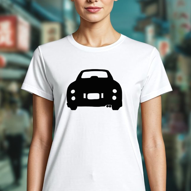 Cute Figaro Car Silhouette Figarations T-Shirt (A cute figaro car silhouette t-shirt! Perfect to wear whilst driving your cute car)