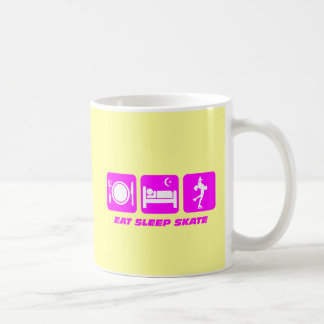 Cute figure skating coffee mug