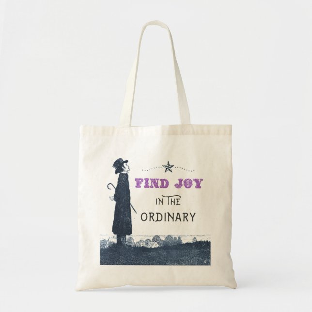 Cute Find Joy in the Ordinary Tote Bag (Front)