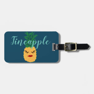 Cute Fineapple Pineapple Luggage Tag