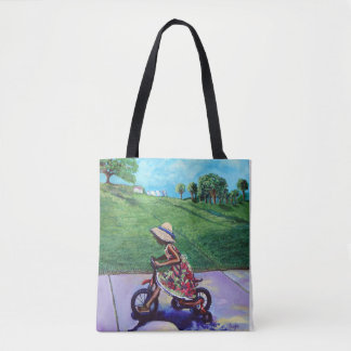 Cute Finish Line Tote Bag