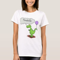 Cute fire breathing green funny dragon cartoon