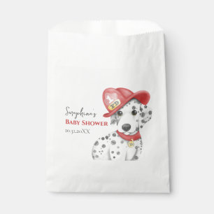 Cute Fire Fighter Dalmatian Baby Shower Favour Bags