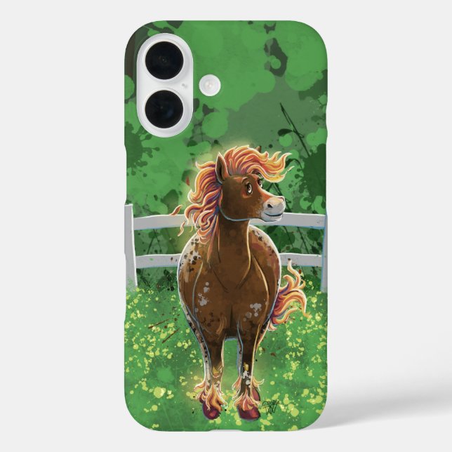Cute Fire Horse Case-Mate iPhone Case (Back)