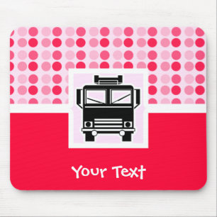 Cute Fire Truck Mouse Mat