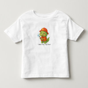 Cute Firefighter Dinosaur – Dino Jobs Toddler T-Shirt