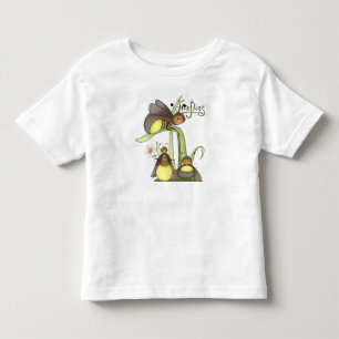 Cute Firefly Bugs Yellow Lightening Bugs Insect Toddler T-Shirt