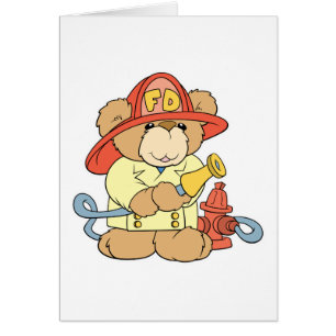 Cute Fireman Firefighter Bear