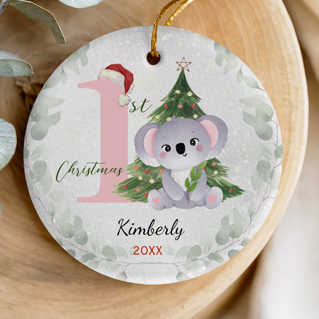Cute first baby girl Christmas tree  Ceramic Tree Decoration (Creator Uploaded)