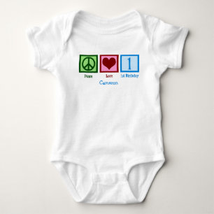 Cute First Birthday Outfit Baby Bodysuit