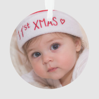 Cute First Christmas Reindeer Ornament for Girls