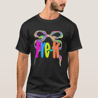 Cute First Day Of PreK Kid Girls Boys Teacher Back T-Shirt