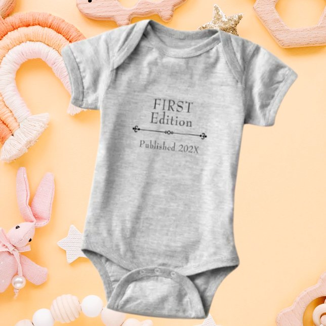 Cute First Edition Customisable Baby Bodysuit (Creator Uploaded)