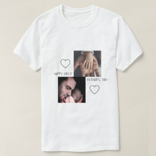 Cute First Father's day 2 photo T-Shirt