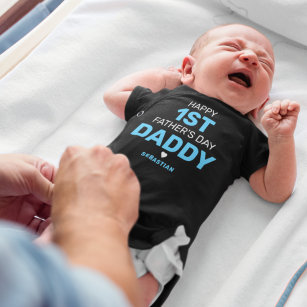 Cute first Father's Day Baby Bodysuit