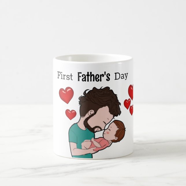 Cute First Father's Day Mug (Center)