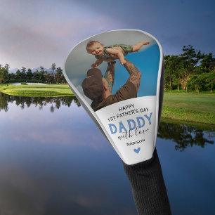 Cute First Father's Day Photo Golf Head Cover