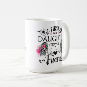 Cute First My Daughter Wrap Coffee Mug