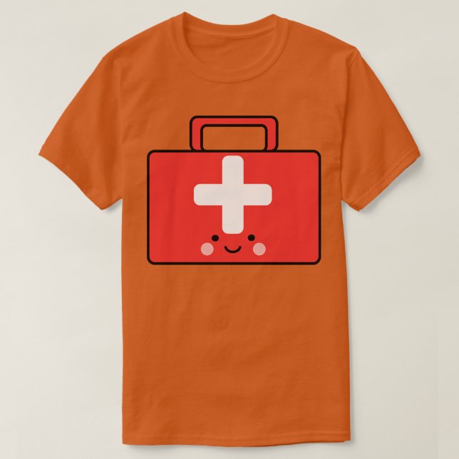 Cute Firstaid box Kids T-Shirt (Design Front)