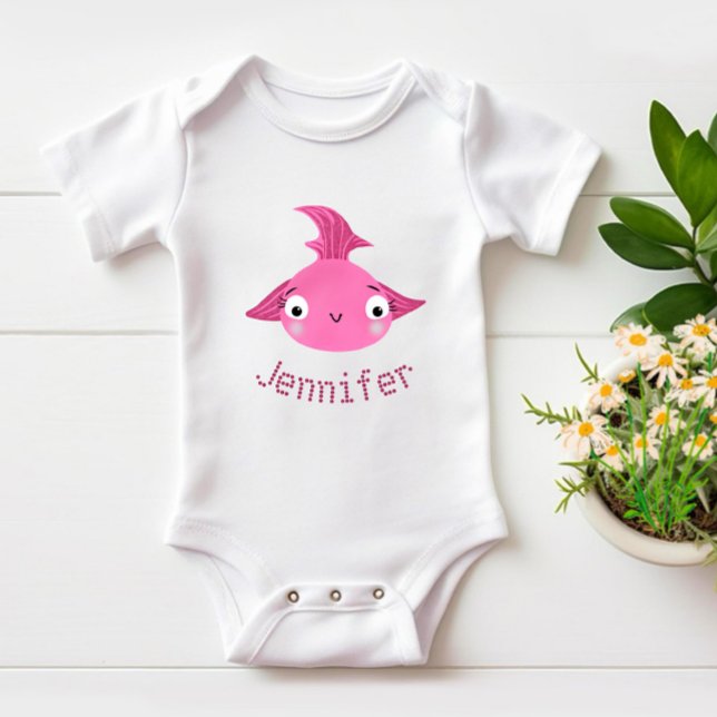 Cute fish baby bodysuit (Creator Uploaded)
