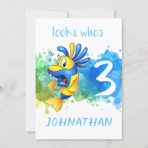 Cute Fish Birthday Card