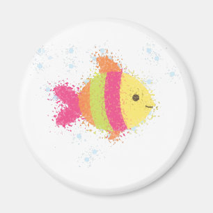 Cute Fish Cartoon Magnet