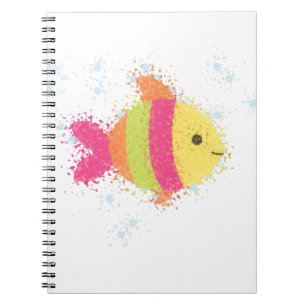 Cute Fish Cartoon Notebook