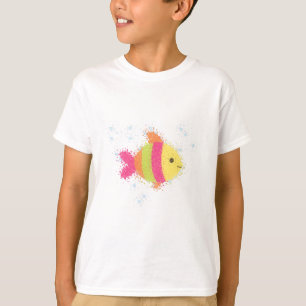 Cute Fish Cartoon T-Shirt