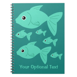 Cute Fish custom notebook