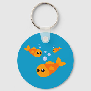 Cute Fish Key Ring