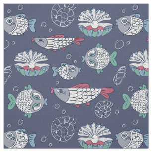 Cute Fish Pattern fabric