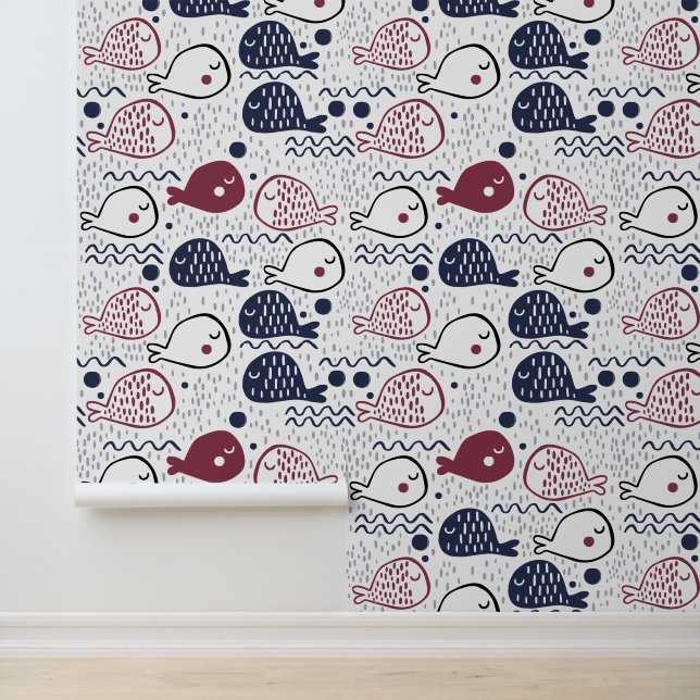 Cute Fish Pattern Wallpaper (Application)