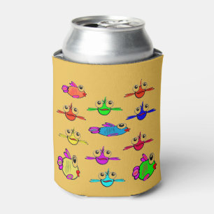 Cute Fish Personalised Can Cooler